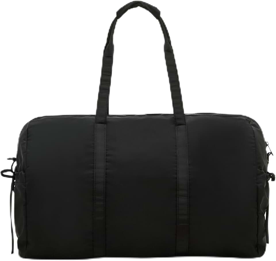 Madden Girl Cass Duffle Bag, Black
