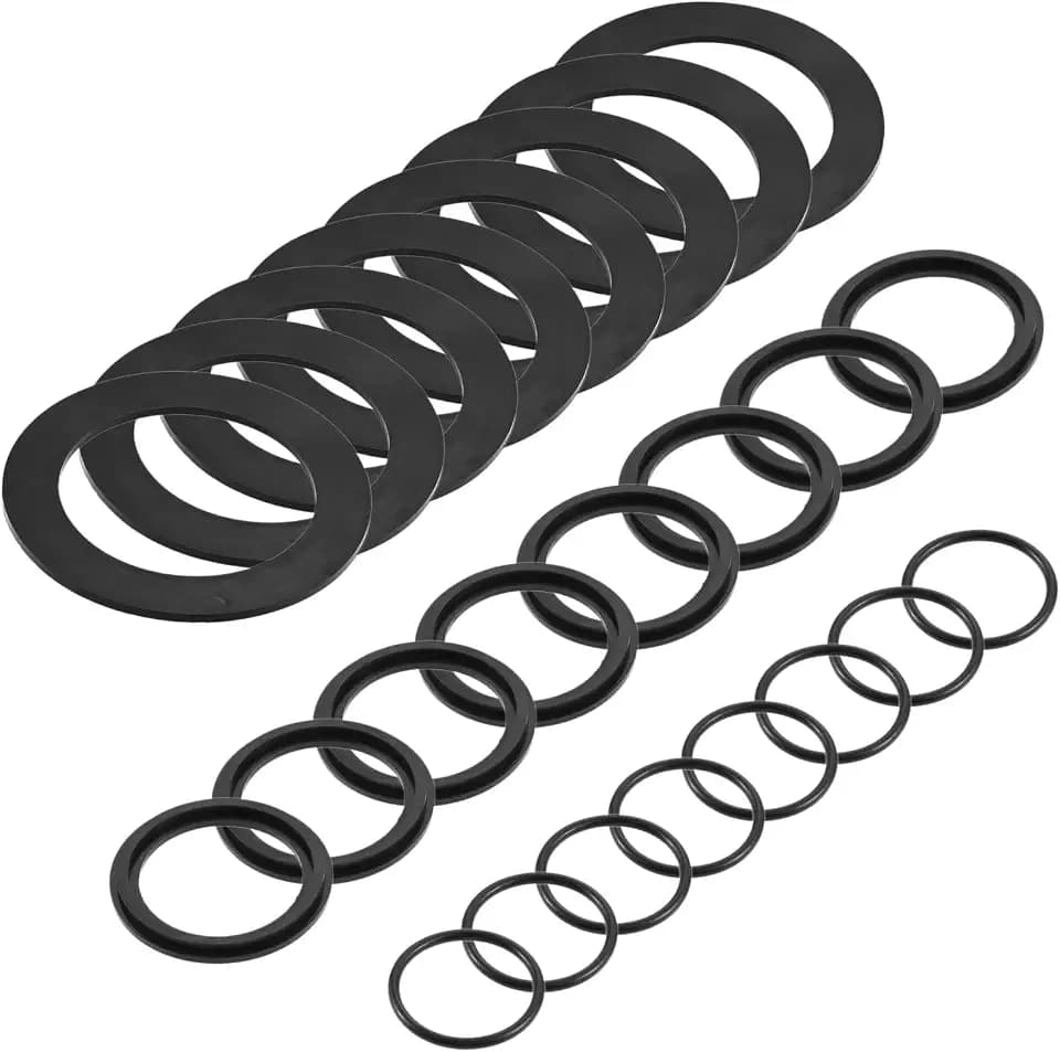 25076RP O-Ring Rubber Gasket Washers Kit L-Shape O-Ring for 1.5" Fittings