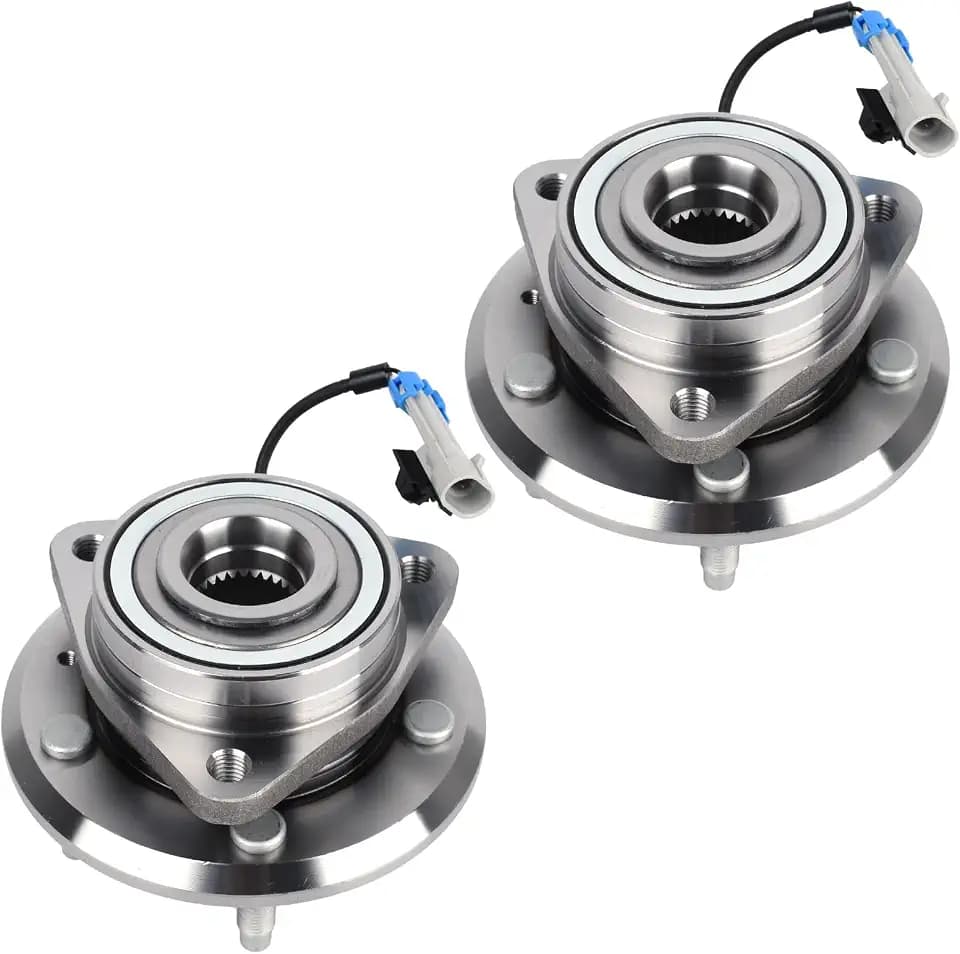 PAROD 513276 [Set of 2] Front Wheel Hub Bearing Assembly Compatible with 2007-2009 Chevy Equinox, Pontiac Torrent, Suzuki XL-7, 2008-2010 Saturn Vue, 2012-2015 Captiva Sport, 5 Lugs w/ABS