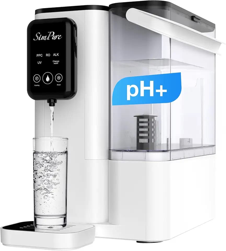 SimPure Y9A UV Countertop Reverse Osmosis Water Filter, Alkaline
