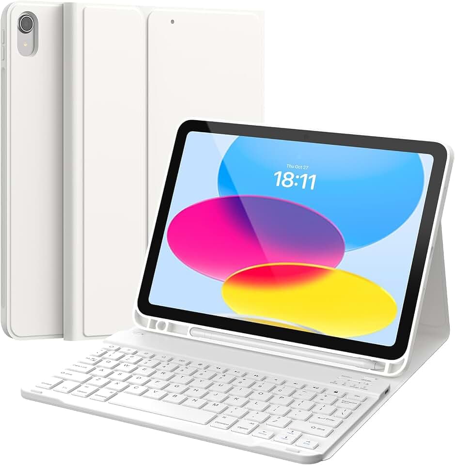 CHESONA Compatible for iPad 11th(A16)/10th Generation Case with Keyboard