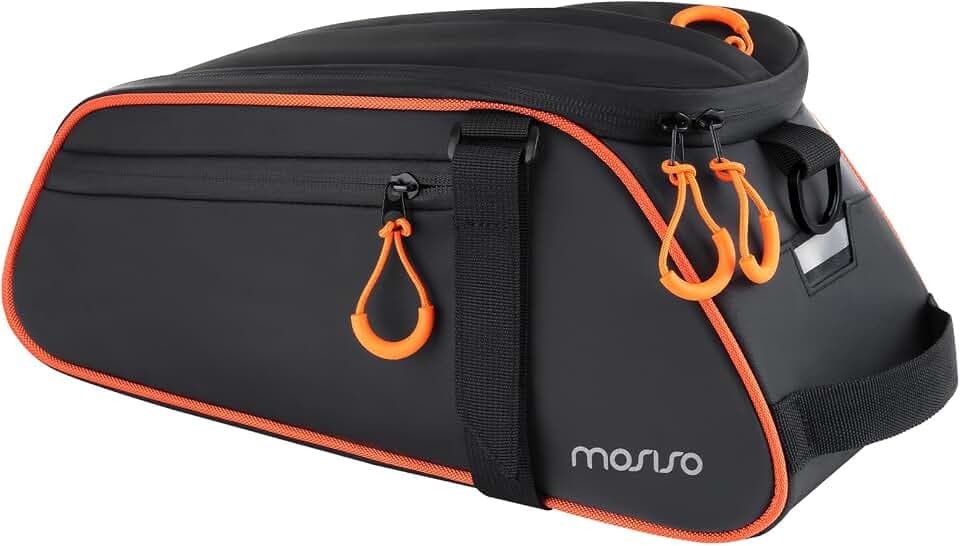 MOSISO Bike Rack Bag, 8L Waterproof Bicycle Rear Rack Trunk Bags