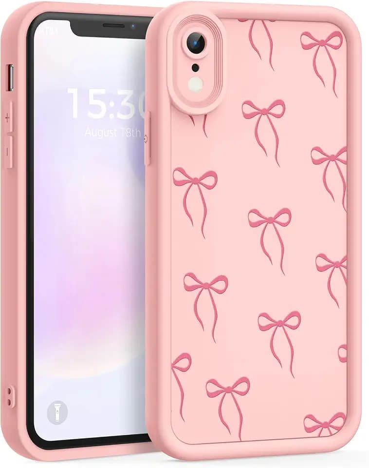 Case for iPhone XR, Silicone Shockproof Cover Women