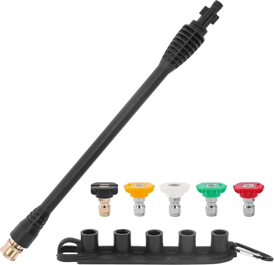 FIXFANS Pressure Washer Wand 16 Inch Compatible with Ryobi, Portland, Husky