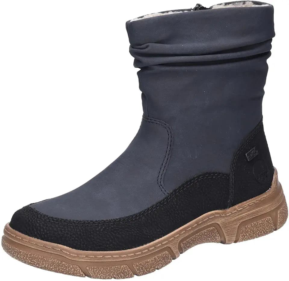 Rieker Winter Stiefel Tex Weite H blau