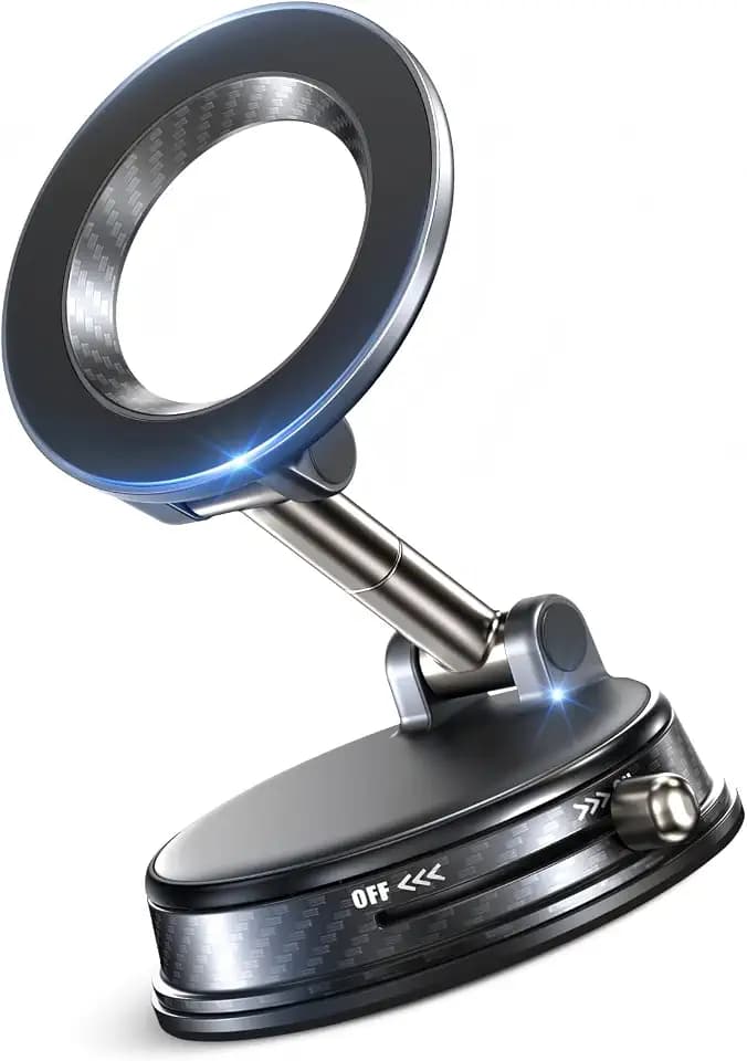 85LBS Strongest Suction & 2600gf Magnetic for Magsafe Car Mount, 360° Adjustable
