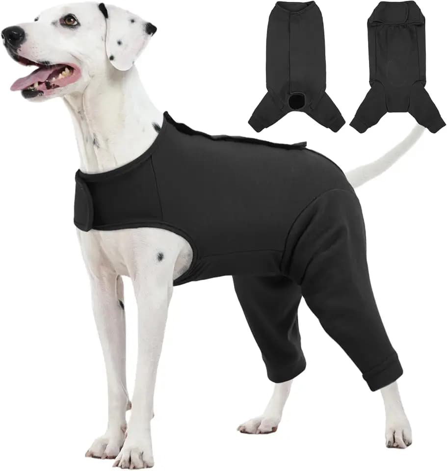 Kuoser Dog Surgery Suit for Back Legs, Dog Rear Leg Sleeve to Stop Licking