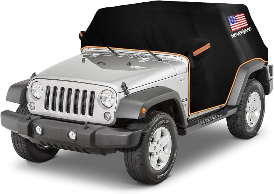 NEVERLAND Wrangler Cab Cover for 2007-2026 Jeep Wrangler JK JL 2 Door