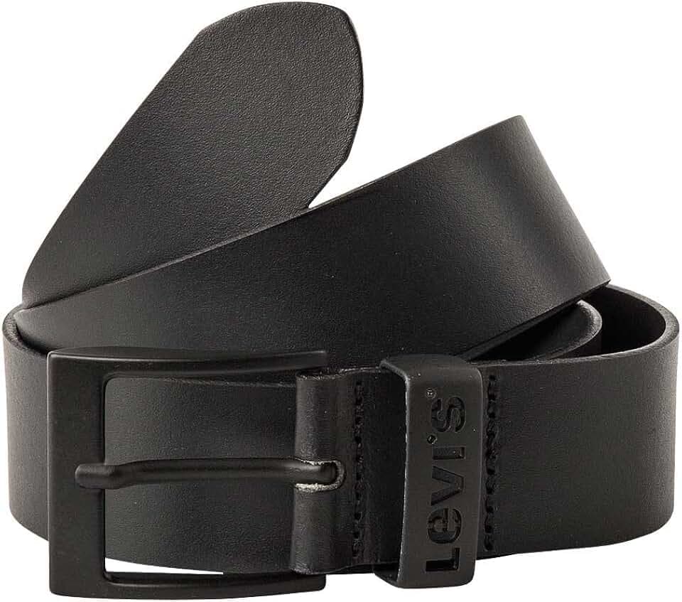 Levi's Herren Gürtel Harness Buckle aus Leder mit Logo