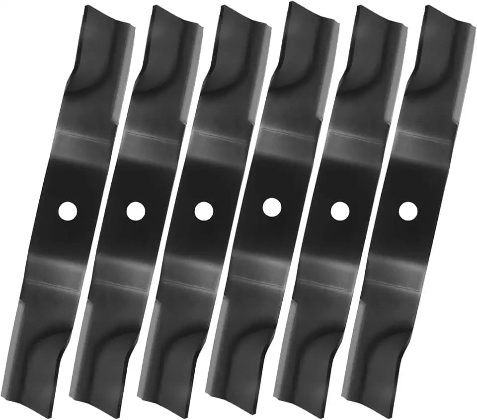 K5575-34330 Lawn Mower Blades for 48" Deck, Compatible with Kubota Kommander ZG123 ZG124 ZG2048 Z122E Z121S, Replaces K5575-97530, K5182-71840, 6 Pack