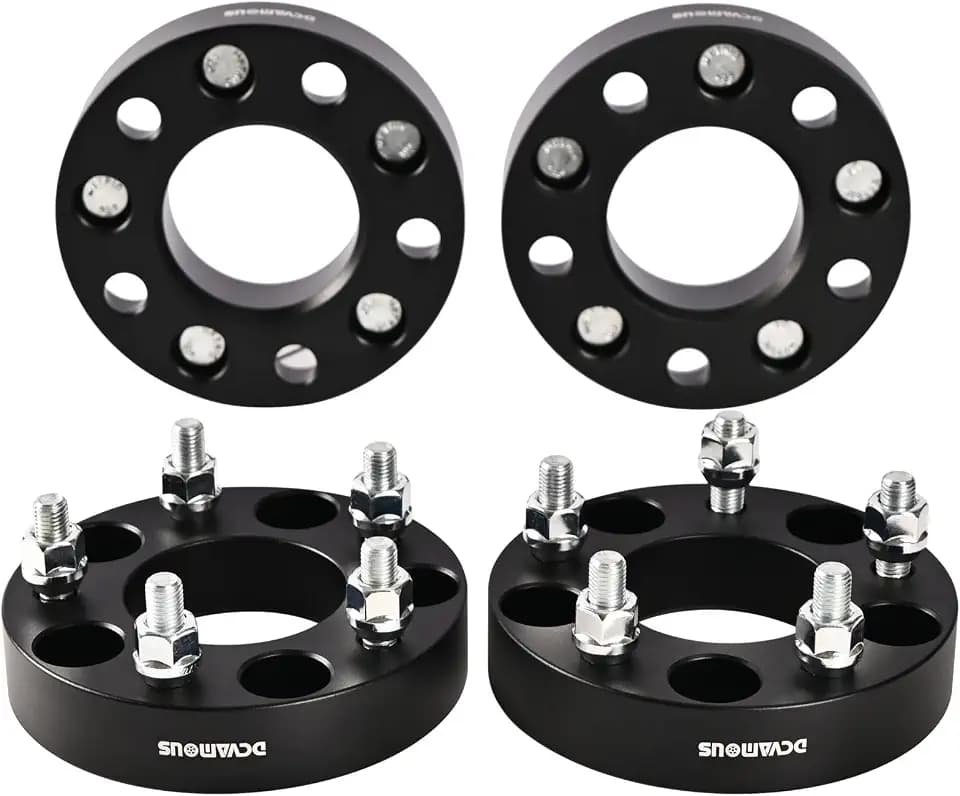 4pc Forged 5x5 to 5x4.5 Wheel Adapters 1.25 Inch Thick with M12x1.5 Studs