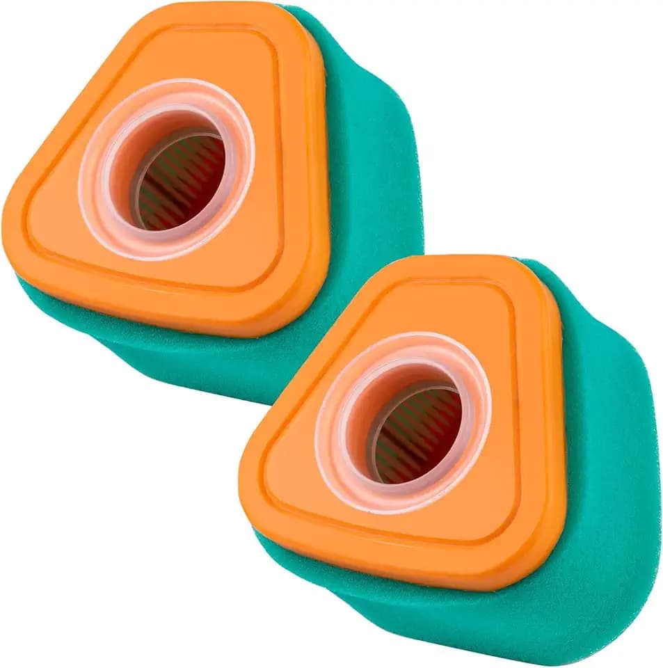 (2-Pack) High Performance Air Filter 595853 for Brisgg Sttraton 115P02,115P05,123P02,123P07 Replaces 595853 597265 597266 Lawn Mower Engine Replacement Parts