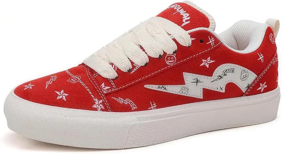 Platform Sneakers for Men Women Skate Shoes Casual Walking Tennis Shoes