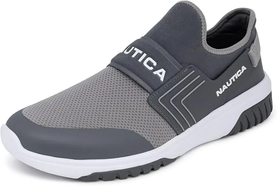 Nautica Men's Slip-On Sneakers – Casual Fashion Shoes for Walking, in Medium & Wide Widths