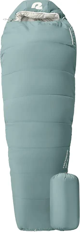 Retrospec Dream Mummy Sleeping Bag - 5, 15, & 30°F Cold Weather Camping & Travel Essential Gear with Water - Resistant Shell & Synthetic Fill - Zippered Pocket & Stuff Sack