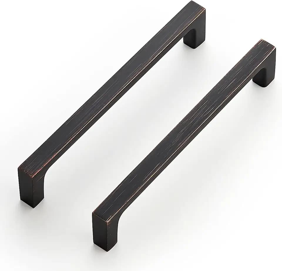 Ravinte Oil Rubbed Bronze Cabinet Handles Kitchen Pulls 5 Inch 5 Pack