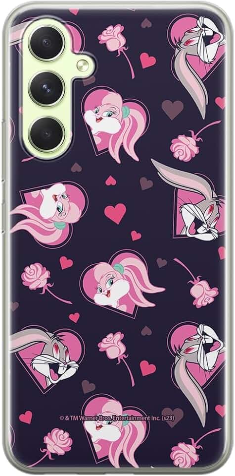 ERT GROUP Handyhülle für Samsung A54 5G Original und offiziell Lizenziertes Looney Tunes Muster Lola & Bugs 003 optimal an die Form des Handy angepasst, hülle aus TPU