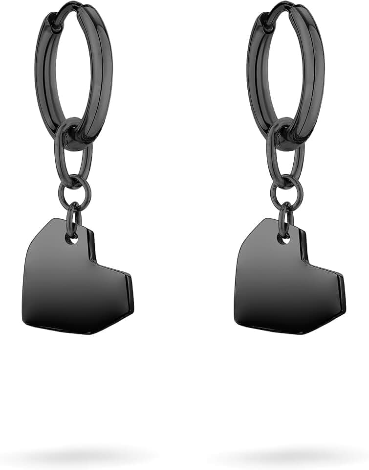 LIEBESKIND BERLIN Herz Ohrringe – Ohrstecker & Creolen aus Edelstahl im beliebten Liebeskind Broken-Heart Design – Damenschmuck in verschiedenen Farben erhältlich– Geschenkidee