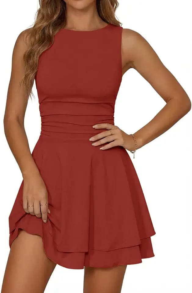 Cicy Bell Damen Kleider Langarm Partykleid Korsett Minikleid