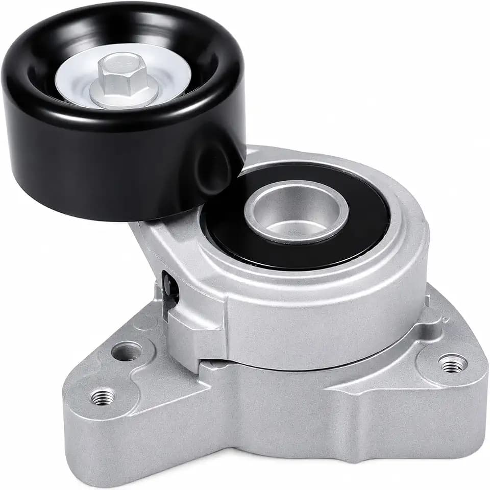 Serpentine Belt Tensioner Assembly with Pulley Replacement for Honda CR-V 2002-2014 2.4L, Accord 2003-2007 2.4L, Acura ILX 2013-2015 2.4L, Replaces 31170-RAA-A01