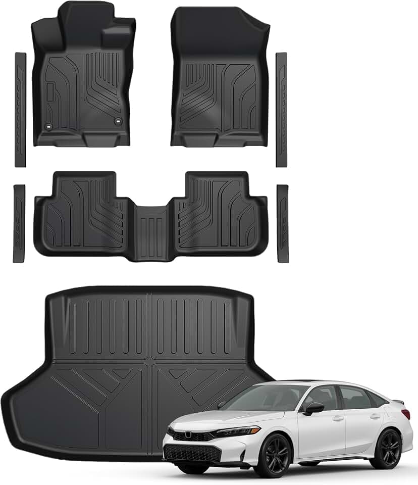 Floor Mats for 2022-2026 Honda Civic Accessories (Gas Only)