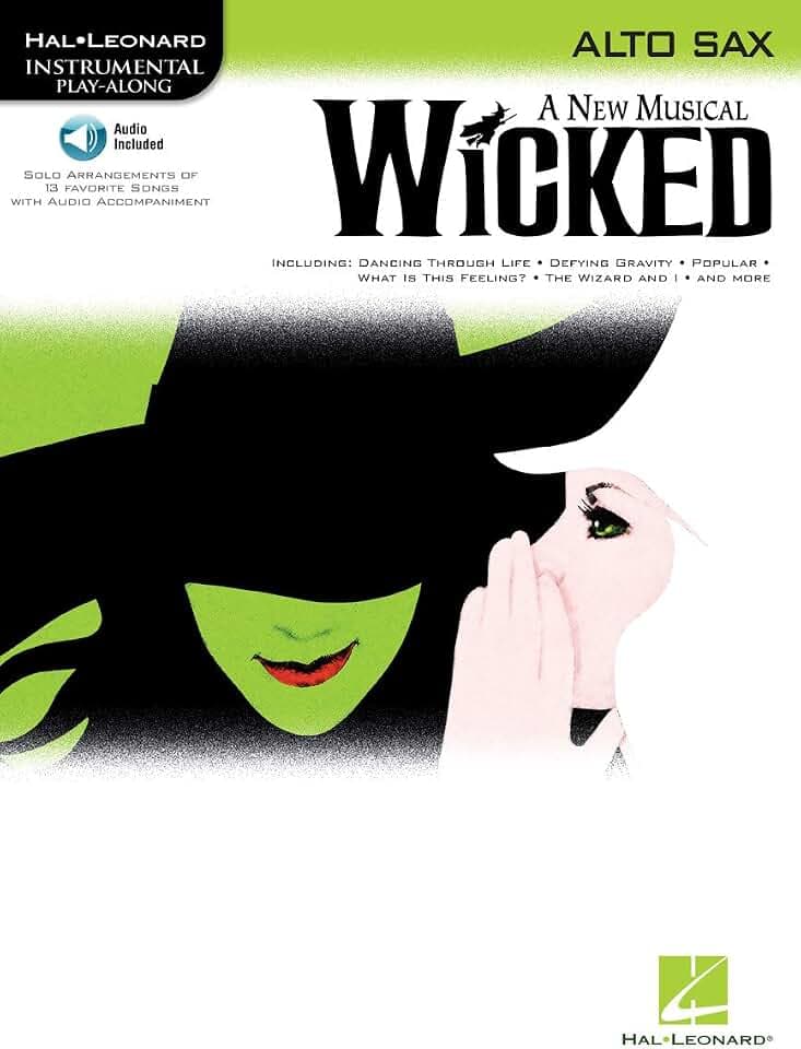 Hal Leonard Instrumental Play-Along: Wicked -For Alto Saxophone-: Noten, CD für Alt-Saxophon