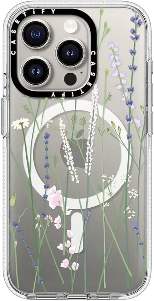 CASETiFY for iPhone 15 Pro Case - Impact Clear Compatible with MagSafe