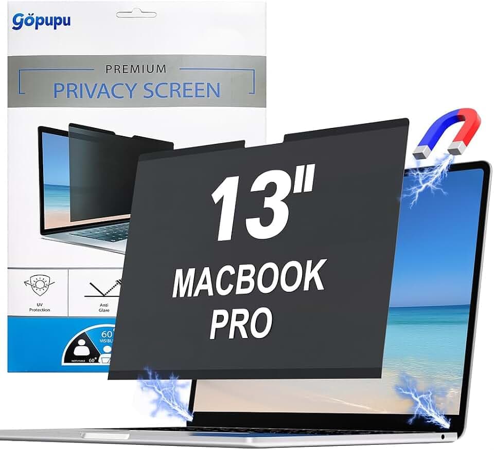 Magnetic Privacy Screen Protector Macbook Pro/Air 13Inch 2016-2022 M1-M2