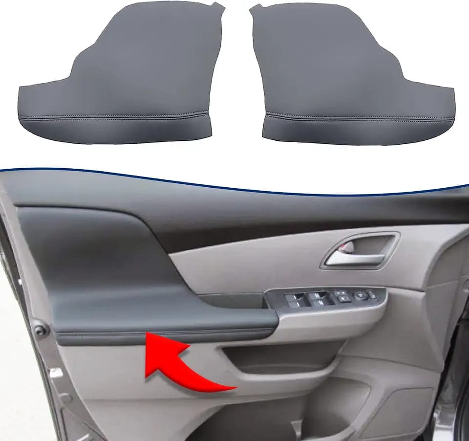 KBH Front Door Panel Armrest Cover Replacement for Honda Odyssey 2011-2017
