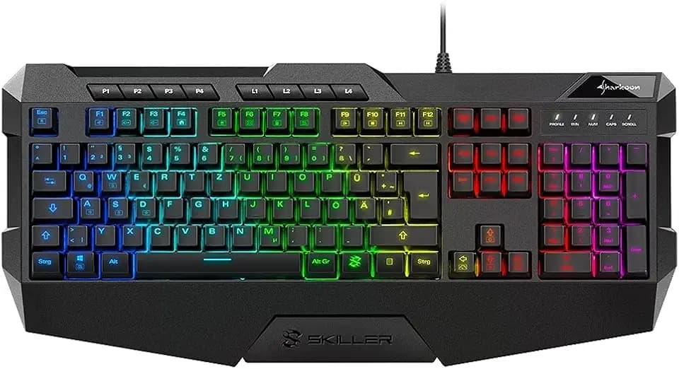 Sharkoon Skiller SGK4 Gaming Keyboard RGB, N-Key-Rollover, (Deutsches Tastaturlayout), schwarz