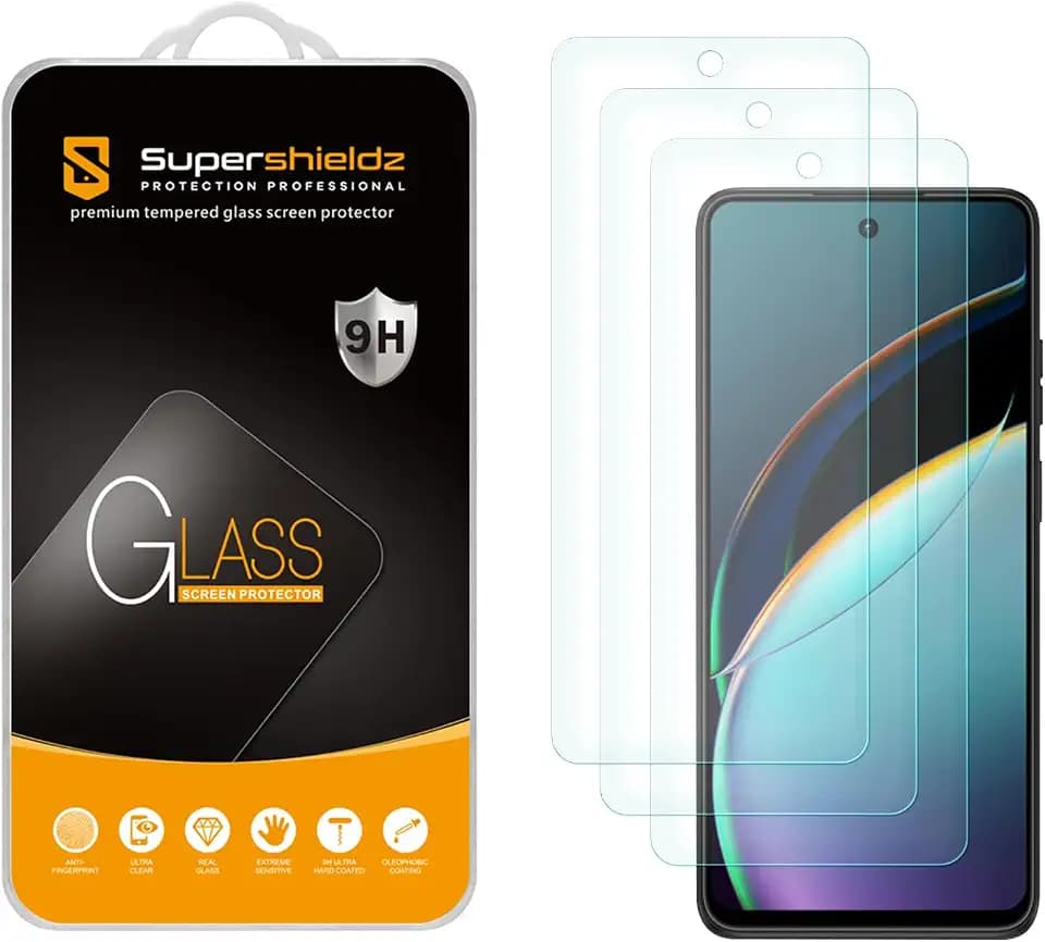 Supershieldz (3 Pack) Designed for Motorola Moto G 5G (2024) Tempered Glass Screen Protector, Anti Scratch, Bubble Free