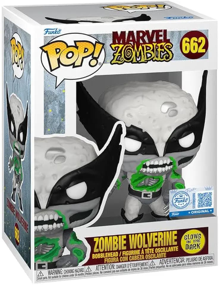 Pop! Marvel: Zombies - Wolverine (B&W) (Gw) (Exc)
