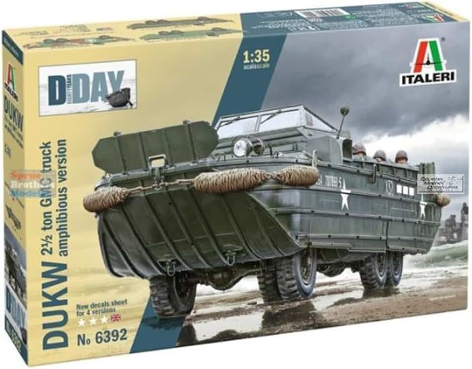 Italeri 510006392 - 1:35 DUKW Amphibienfahrzeug