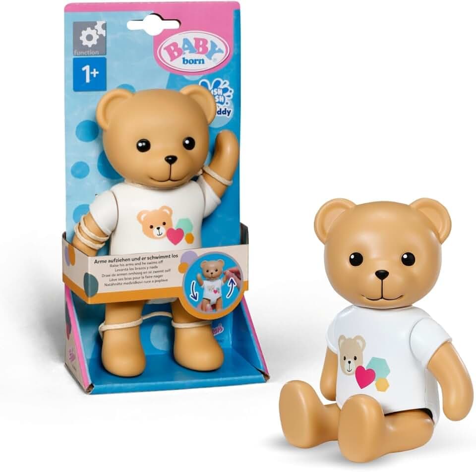 BABY Born Splish Splash Teddy Badefigur mit Wasserspiel
