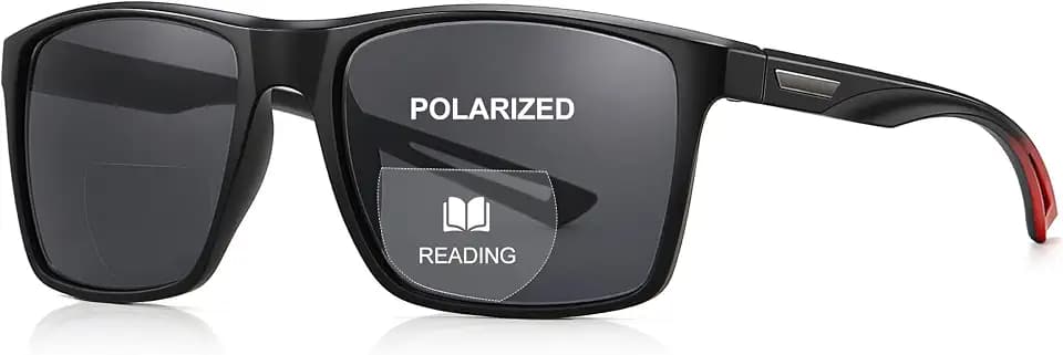 EYEGUARD Polarized Bifocal Reading Sunglasses for Men Women,Sports Driving Sun Readers Outdoor Reading Glasses