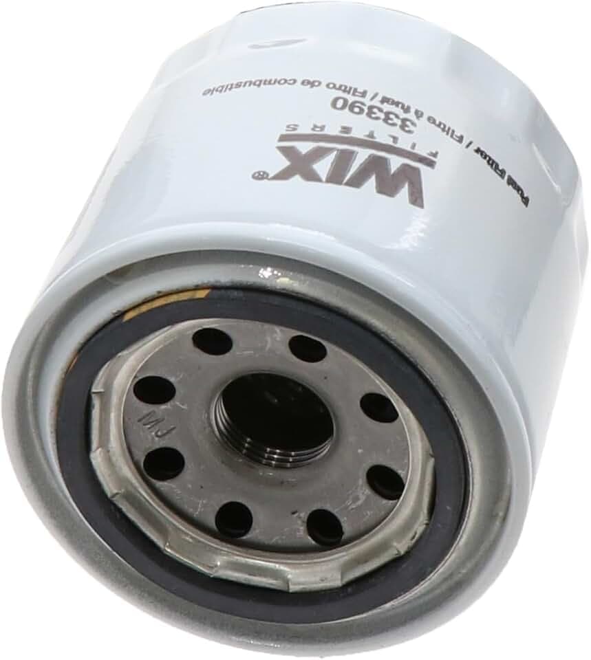 WIX 33390 Fuel Filter Replacement Compatible with Allis-Chalmers, Hino, Hitachi, John Deere, Kubota (10 Micron)