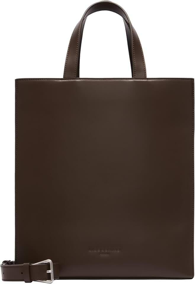Liebeskind Berlin Damen Tasche „Paper Bag Tote S“ I Cross-Body Tasche Damen aus Leder mit verstellbaren Schulterriemen I Damen-Schultertasche, großzügige Fächer mit Reißverschluss