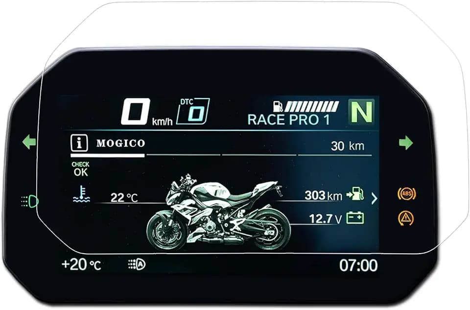 Ultra Clear Tempered Glass Dashboard Screen Protector for BMW M1000RR 2021+ / M1000R 2023+ / M1000XR 2024+ / S1000RR 2019+ / S1000XR 2020+ / S1000R 2021+