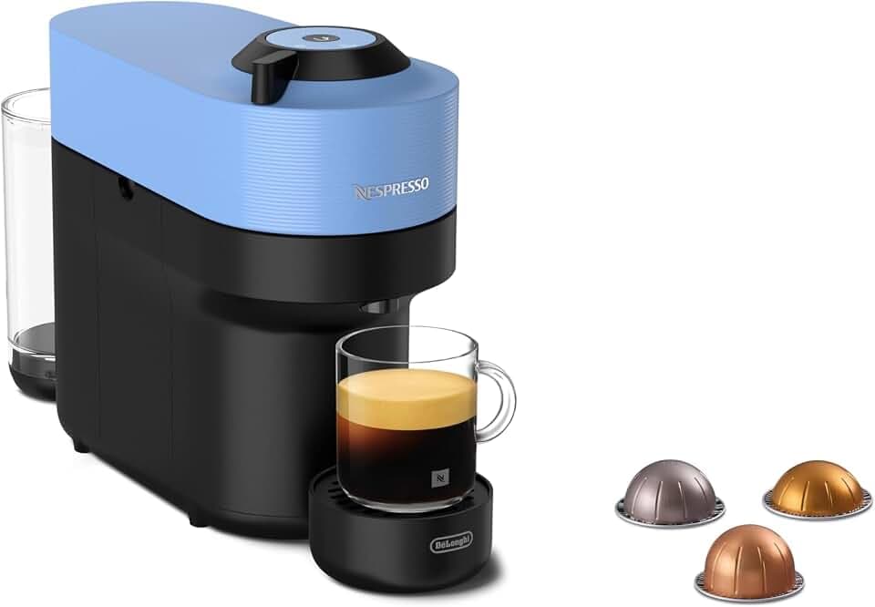 NESPRESSO DE’LONGHI Vertuo Pop Blau Kapselmaschine ENV90.A