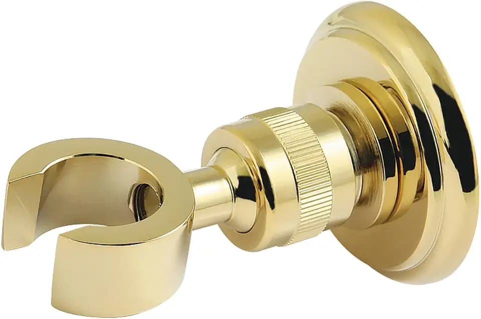 Kingston K177A2 Hand Shower Wall Mount Bracket, Polished Brass