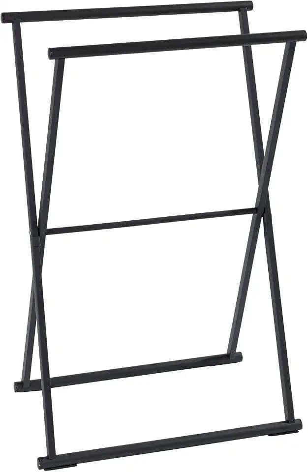 WENKO Handtuchständer Lava Schwarz matt, Maße (B x H x T): 53.5 x 80.5 x 35 cm