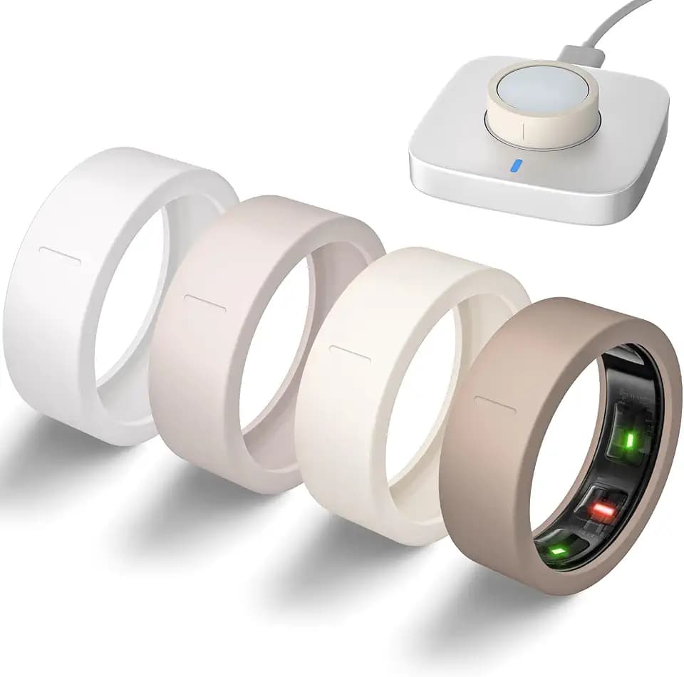 4 Pack Ultra-Thin Covers Compatible with Oura Ring Gen 4/Oura Gen 3 Cover