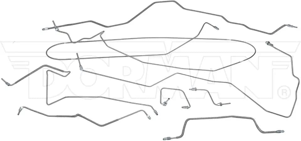 Dorman 919-236 Stainless Steel Brake Line Kit Compatible with Select Jeep Models (OE FIX)
