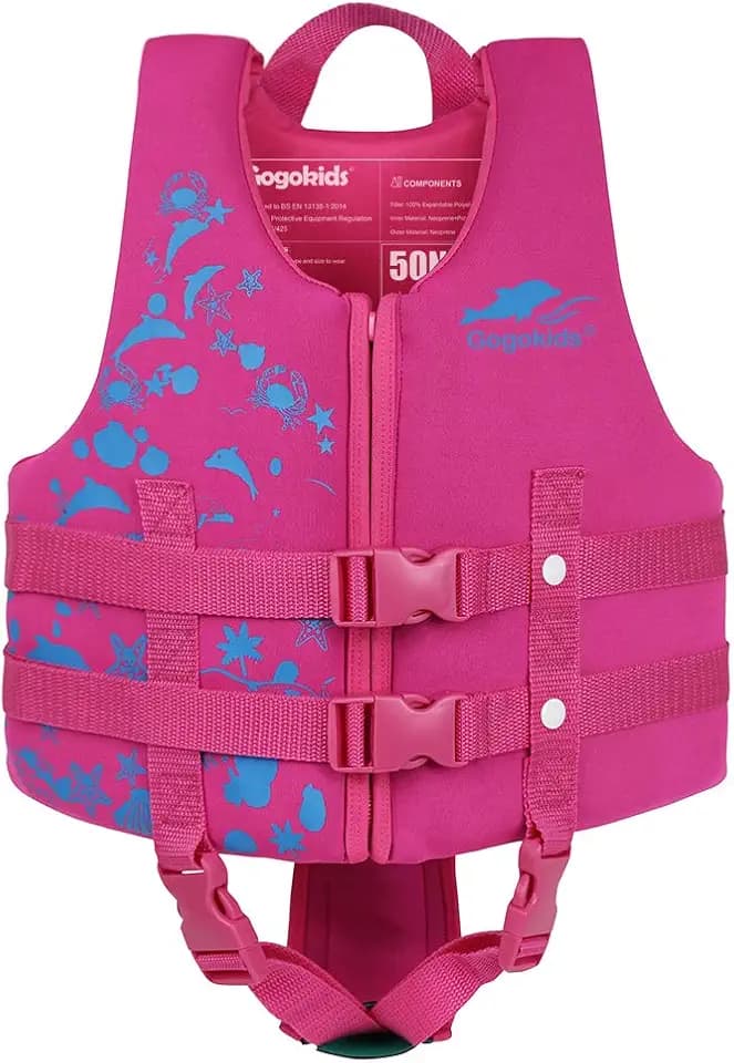 Gogokids Toddler Swim Vest, Kids Floaties 2-8 Years, 22-60 lbs