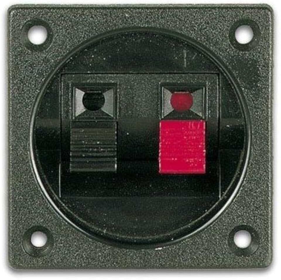 VELLEMAN - LSC2 Lautsprecher-Terminal, quadratisch 647070