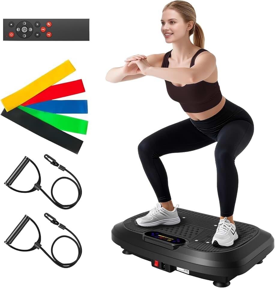 ALSO GO Large Vibration Plate Exercise Machine for Lymphatic Drainage