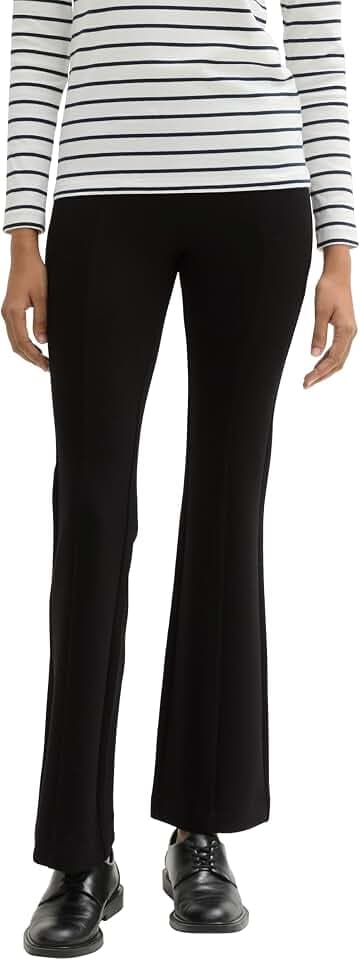 TOM TAILOR Damen Treggings Hose mit Schlag