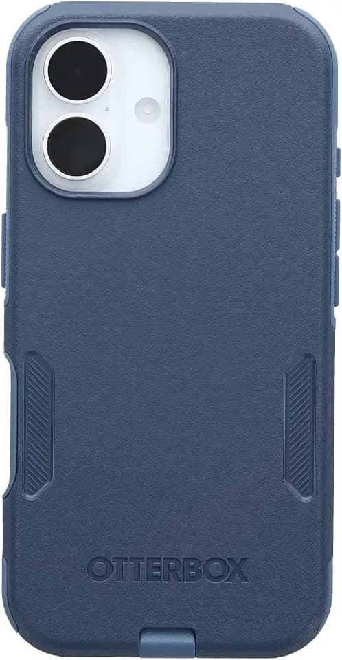 OtterBox iPhone 16 Commuter Series Case - Baby Blue Jeans, Thin & Protective iPhone Case, Dual-Layer, Impact Absorbing iPhone Case