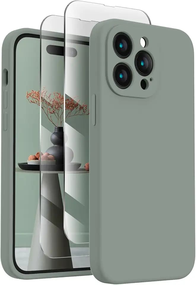 FireNova Designed for iPhone 14 Pro Case, 6.1", Calke Green