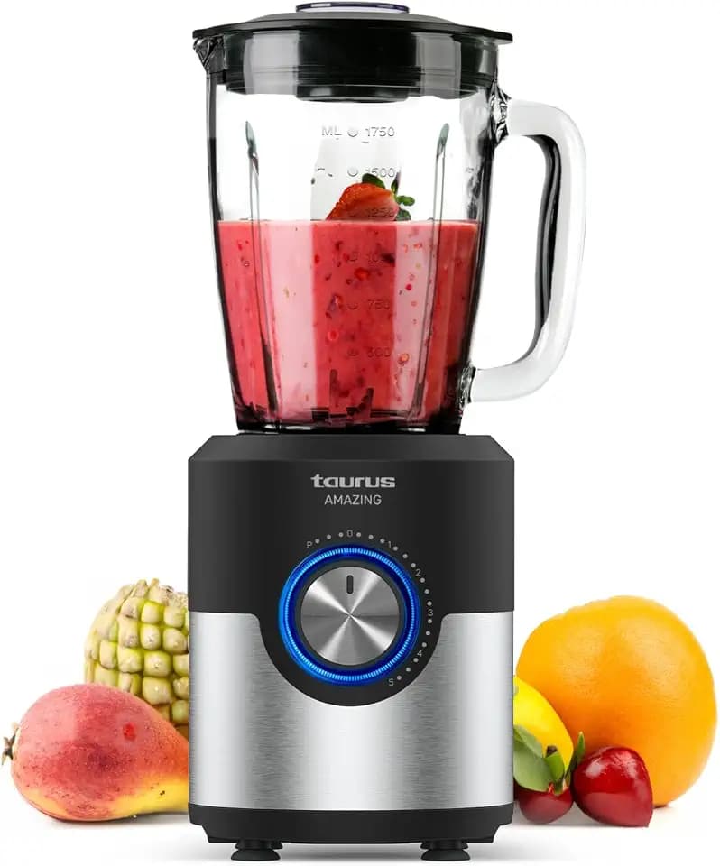 Taurus Amazing – Standmixer 1200 W, 5 Stufen + Turbo, 1,75 l